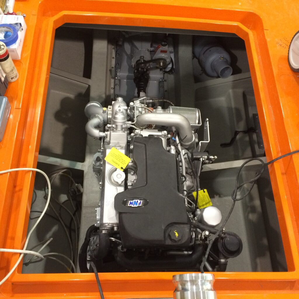image of a yacht engine, Marine Engineering Services