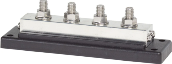 Blue Sea Systems PowerBar 4x 3/8-16 Stud Terminal (Bulk)