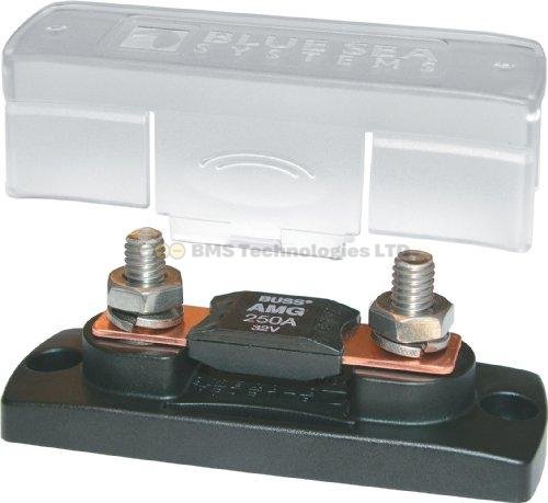 Blue Sea Systems Fuse Block MEGA 100–300A with cover (Bulk)