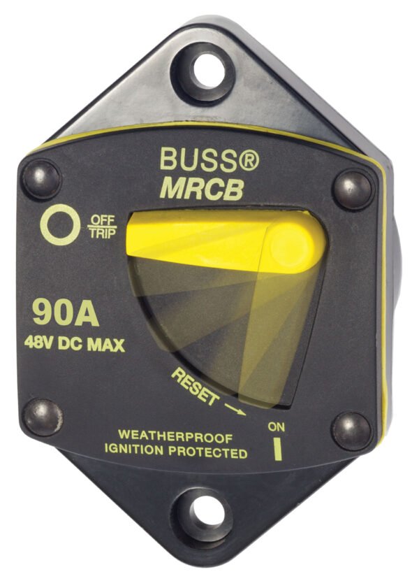 Blue Sea Systems Circuit Breaker 187 Panel Mount 90A (Bulk)
