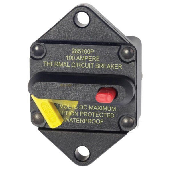 Blue Sea Systems Circuit Breaker, Bus 285 Panel 100 A (Bulk)