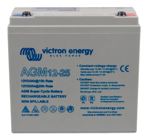 12V/25Ah AGM Super Cycle Batt. (M5)